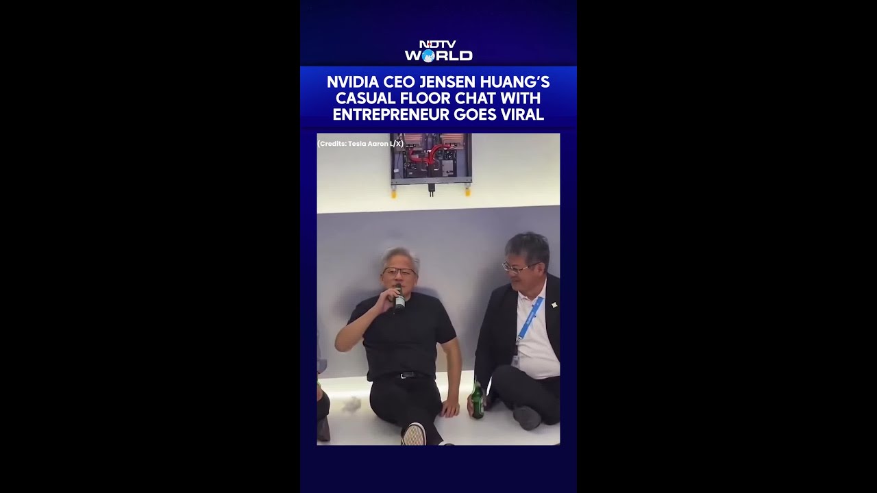 NVIDIA CEO Jensen Huang&rsquo;s Casual Floor Chat with Entrepreneur Goes Viral
