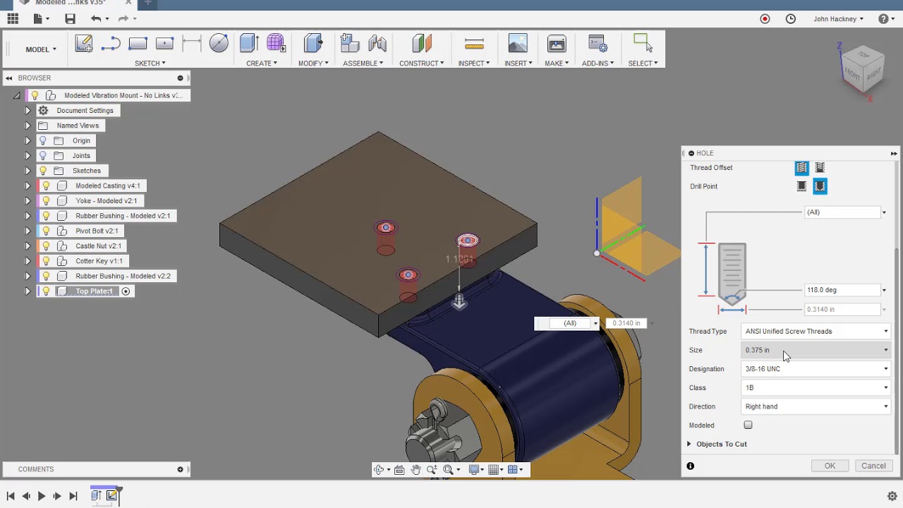 Top Down Design in Contained Assembly