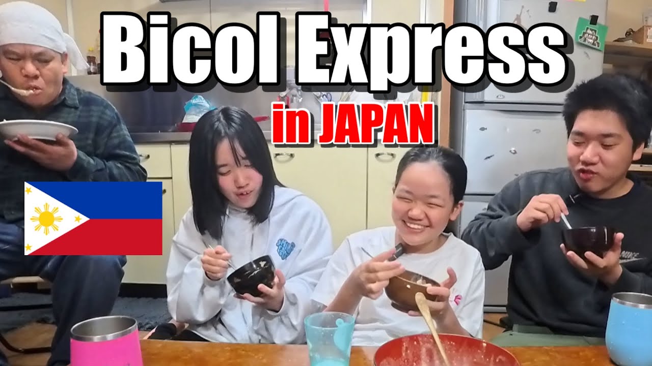 Bicol Express ala Big PAPA | Filipino Single Father in Japan