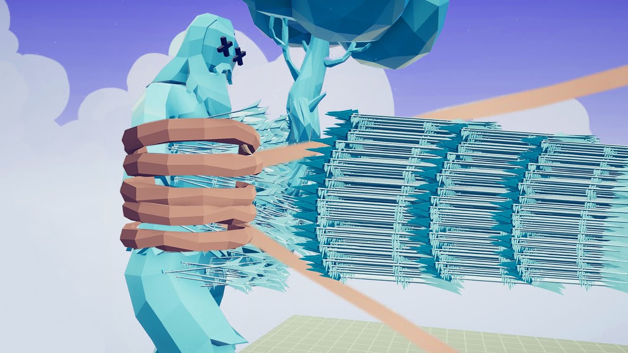 LASSO + GOD ICE ARCHER vs EVERY UNIT - TABS Totally Accurate Battle Simulator