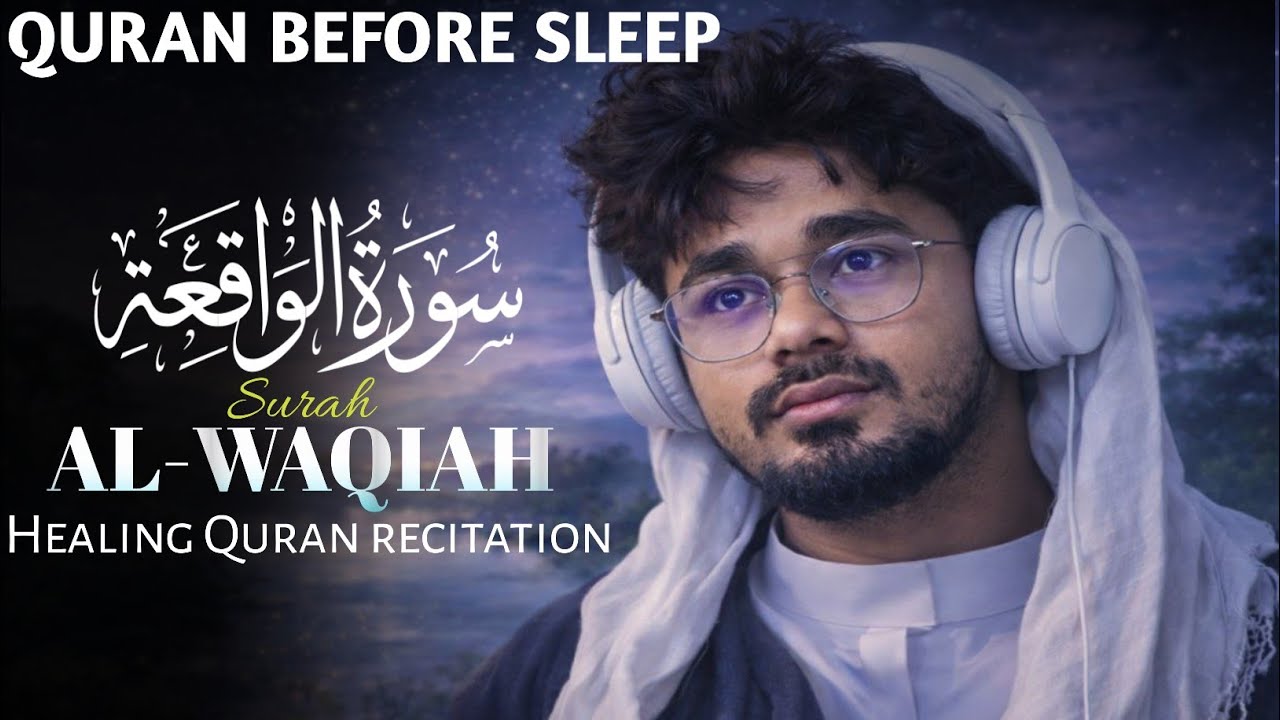 Surah Al Waqiah Full | Gareebi Se Nijaat Ki Powerful Surah 💰 #quranforsleep