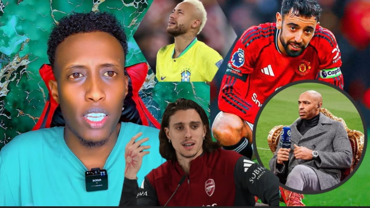 Henry Oo Magac Cusub Ula Baxay Bruno Fernandes, Neymar Jr Oo Laga Reebay Brazil, Calafiori Oo…..