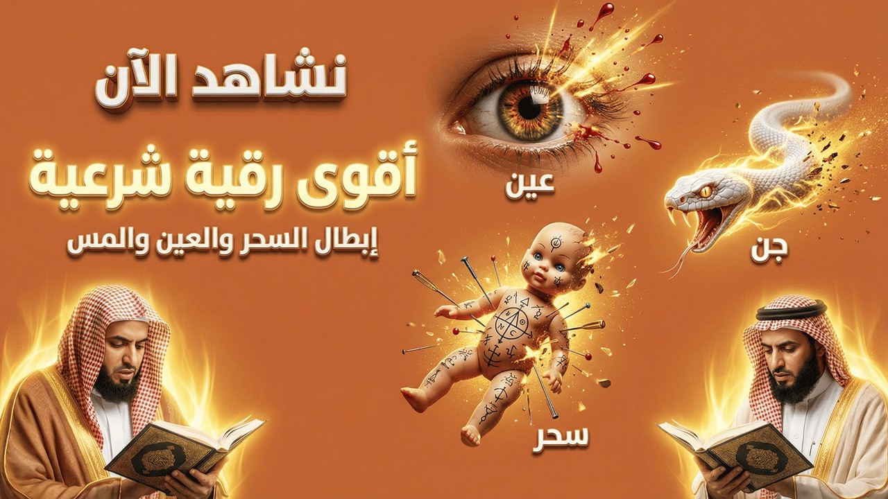 شاهد الان اقوى رقية شرعية للسحر رقية للعين والحسد رقية للمس وخروج الجن رقية للعقد وتفجير عقد الجسد