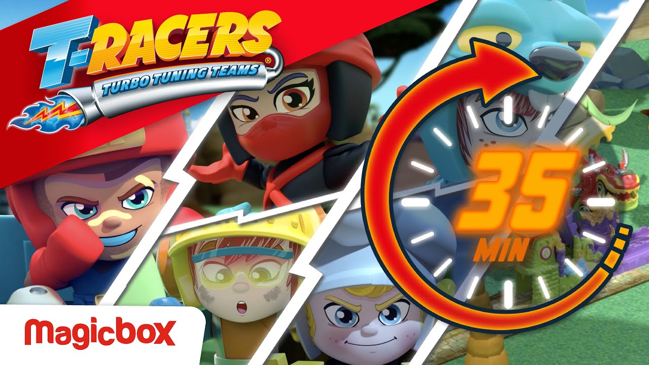 🔥 T-RACERS | EPISODIOS 1-12 🏎️ TEMPORADA COMPLETA | Serie de dibujos para niños en español