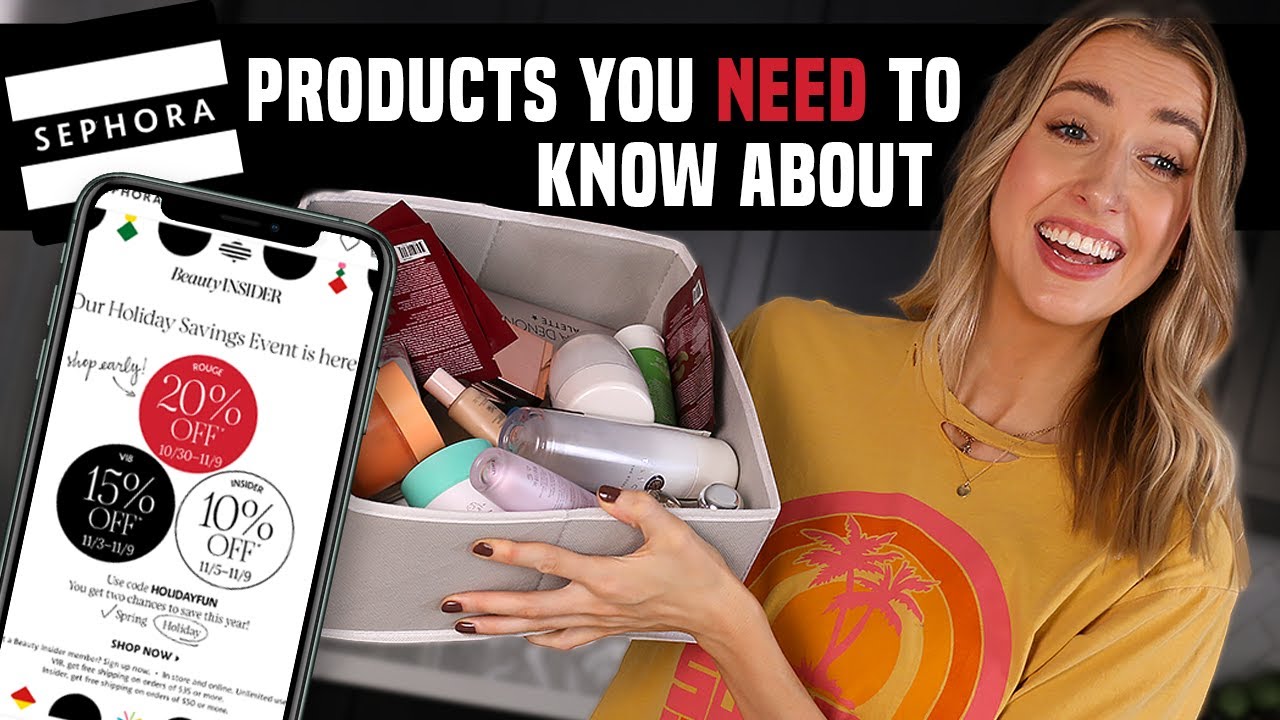 My #1 BEAUTY PRODUCTS at SEPHORA | VIB SALE RECOMMENDATIONS!