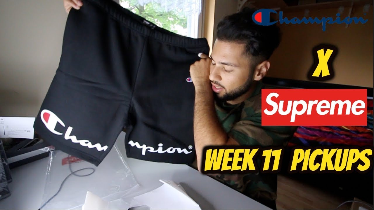 Supreme®/Champion® Sweatshort UNBOXING/REVIEW