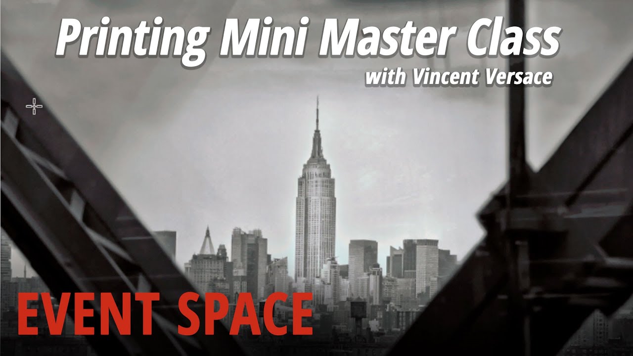 Printing Mini Master Class with Vincent Versace