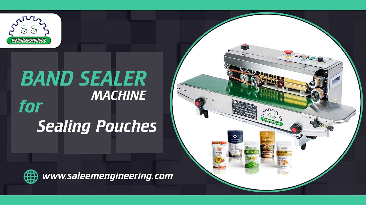 Horizontal Band Sealer Machine | Continuous Sealing for Pouches & Bags | Saleem & Sons Engineering