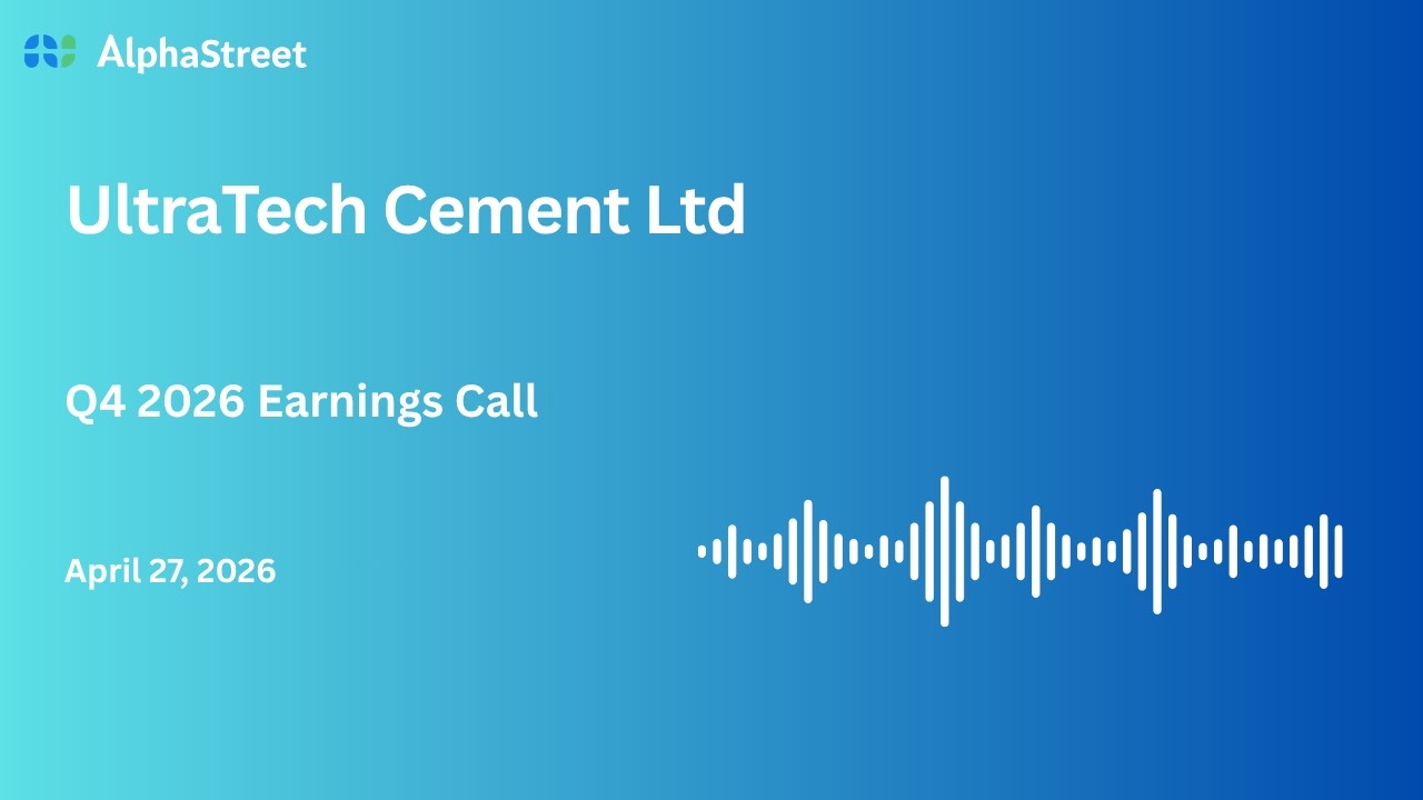 Конференц-звонок по итогам 4 квартала 2025-2026 финансового года компании UltraTech Cement Ltd.