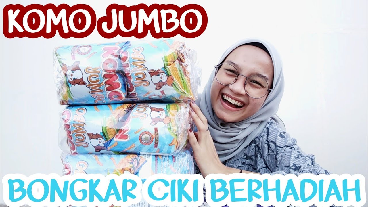 UNBOXING 30 BUNGKUS CIKI BERHADIAH - KOMO JUMBO