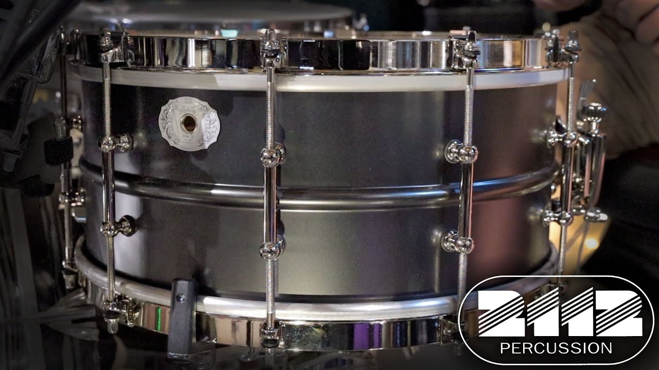 Ludwig Satin DeLuxe Black Beauty Snare Drum 6.5x14