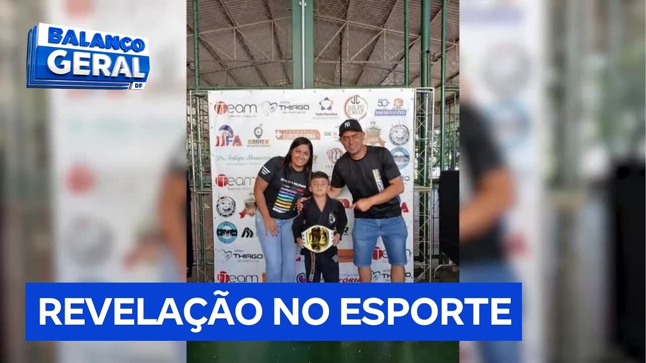 Menino de 6 anos se destaca no jiu-jitsu com mais de 40 medalhas e um cinturão | Balanço Geral DF