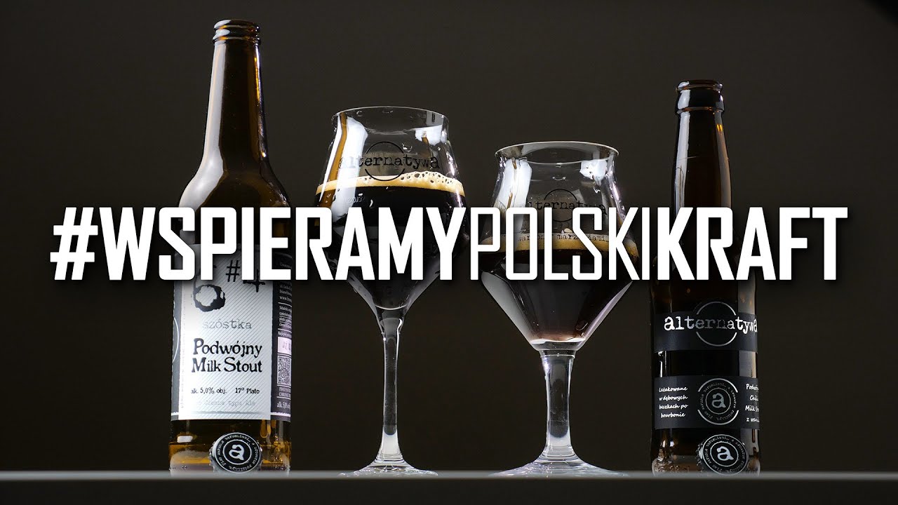 Podw&oacute;jny Milk Stout - podstawka i BA Browar Alternatywa #wspieramyPolskiKraft