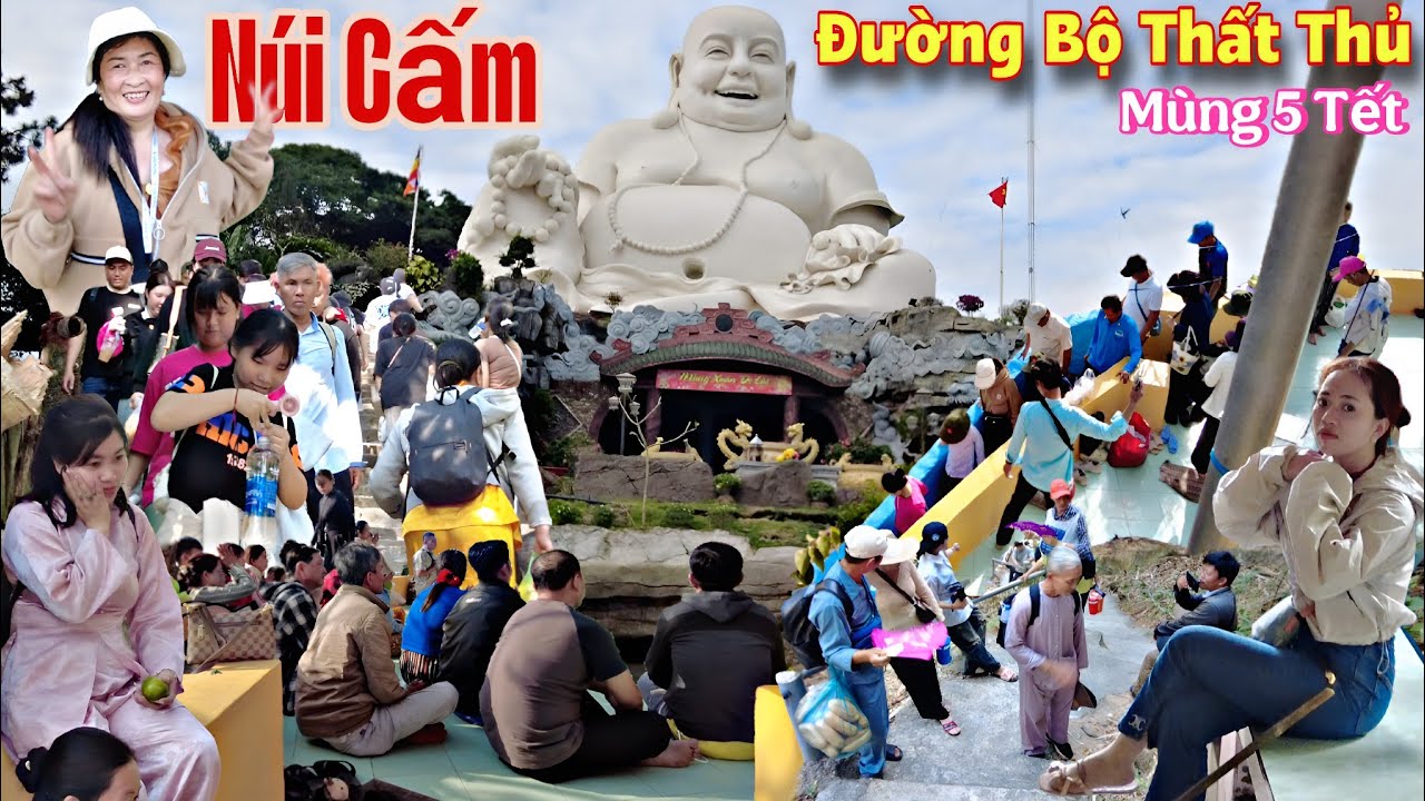 Núi Cấm Thất Thủ Đường Bộ Hồi Sinh Mùng 5 Tết Hàng Triệu Người Đổ Về Vùng Đất Xứ Sở Thần Tiên 