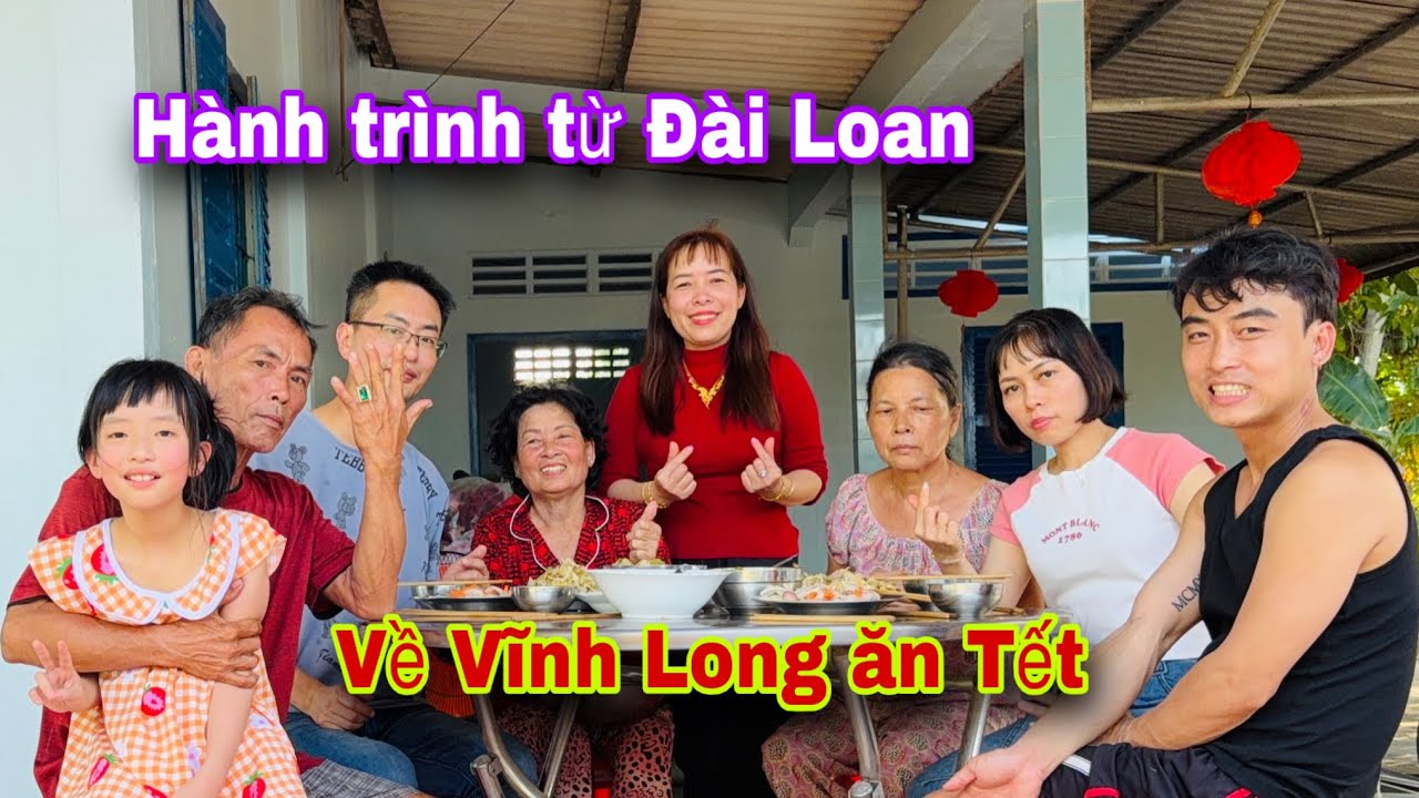 Hành trình từ Đài Loan về Vĩnh Long ăn Tết @thaophuongcuocsongDaiLoan 