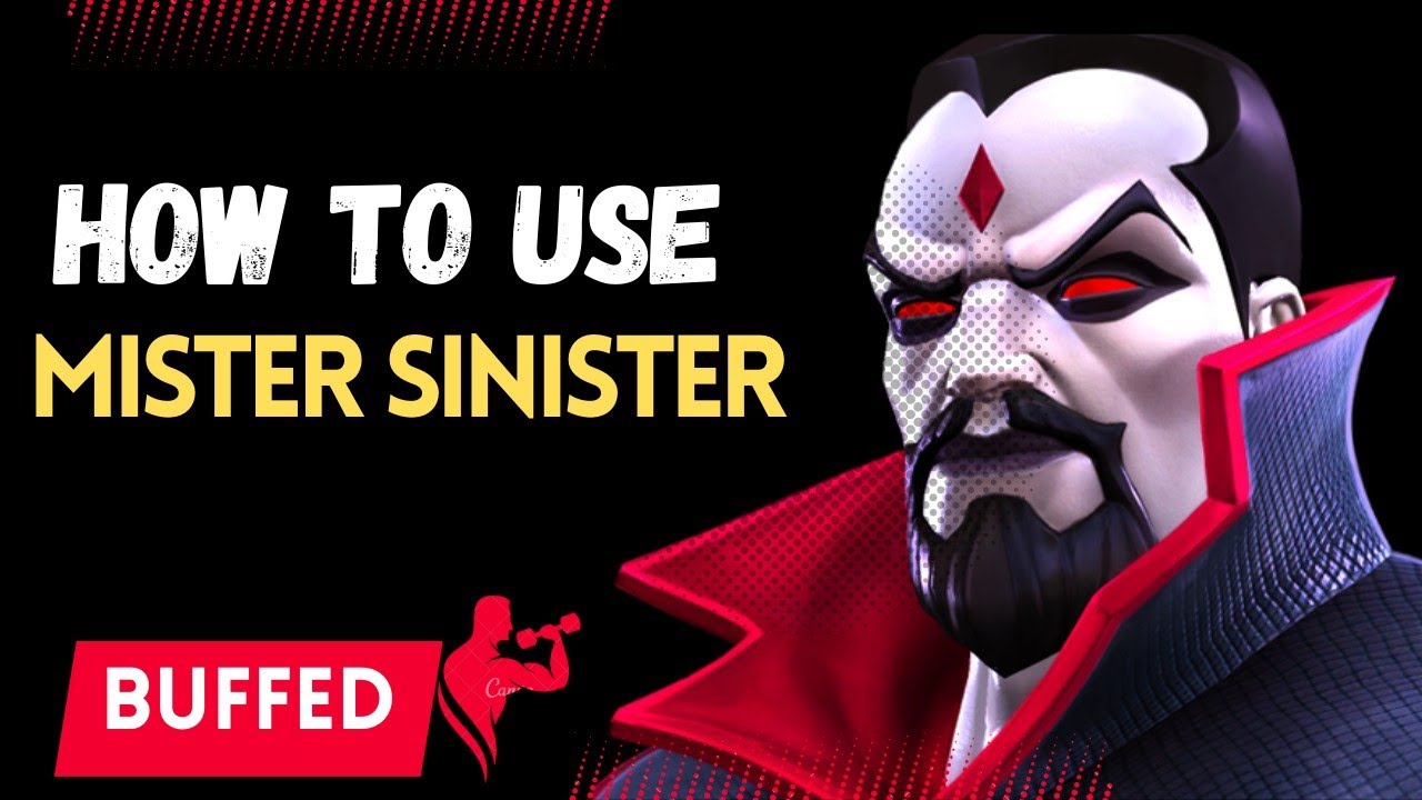 How to Use Mister Sinister buffed |Full Breakdown| - Marvel Contest of Champions
