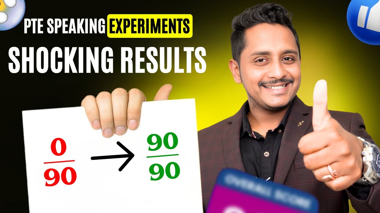 This PTE Speaking Experiment Changed Everything (0→90)