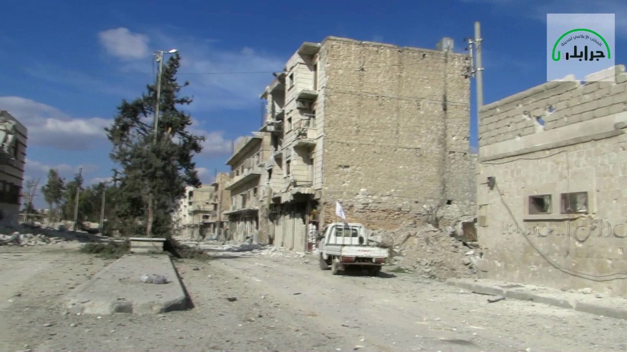 لقطات لمدينة الباب في ريف حلب الشرقي بعد تحريرها من يد (داعش) قبل يومين .