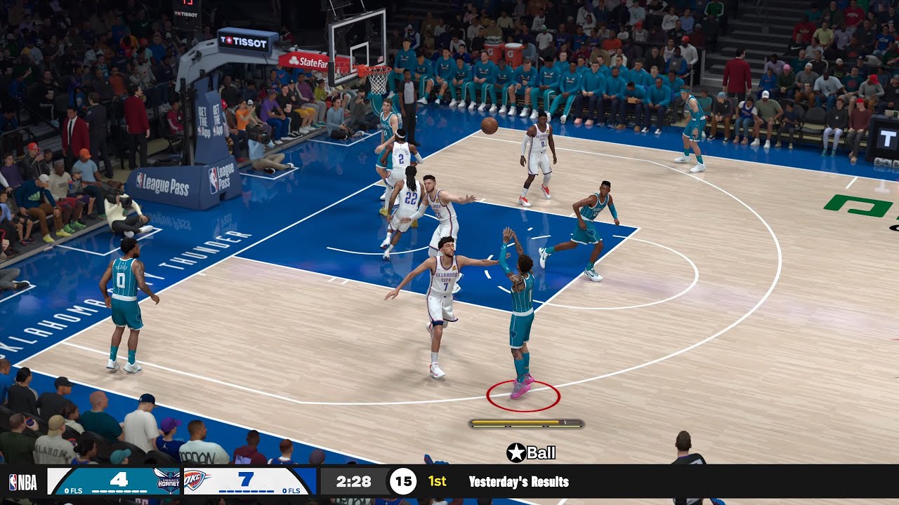 NBA 2K26 Gameplay (PS5) Hornets vs Thunder Hall of Fame Difficulty