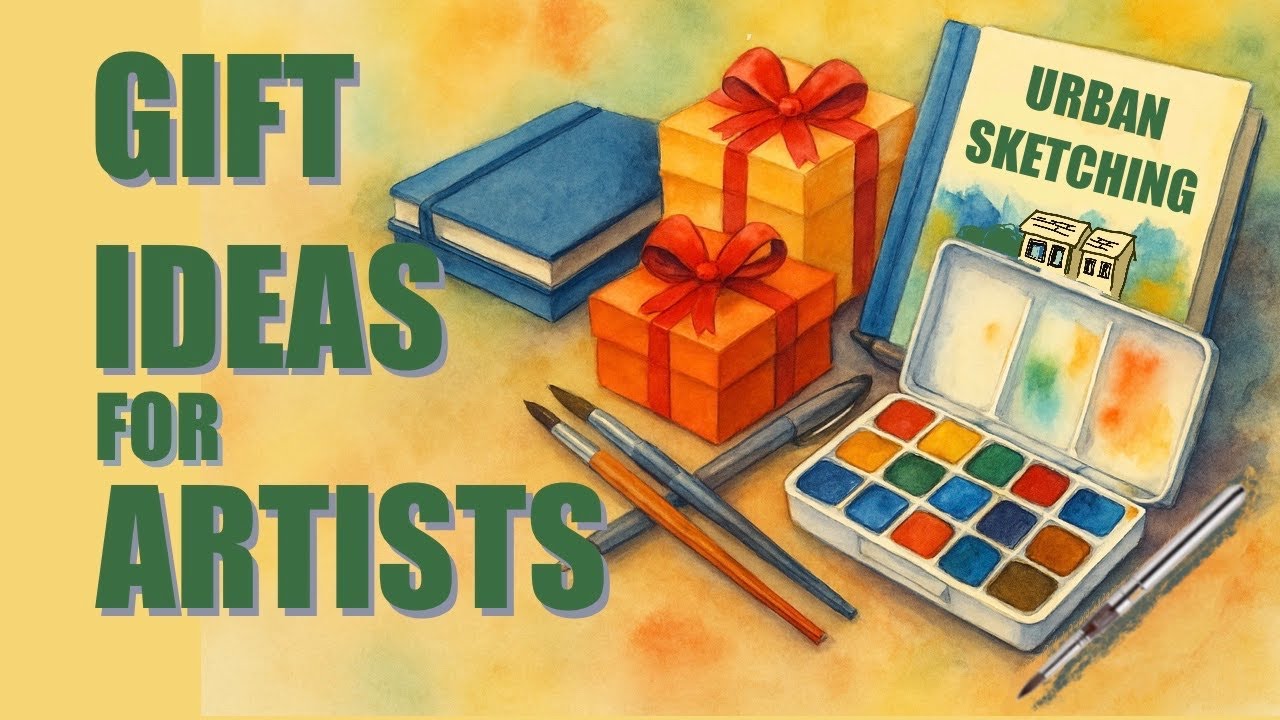 Gift ideas for artists | urban sketchers gift guide