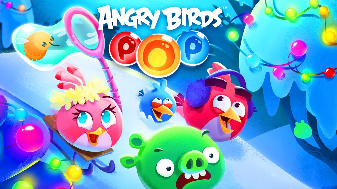 Angry Birds POP Bubble Shooter Gameplay | iOS, Android, Puzzle Game