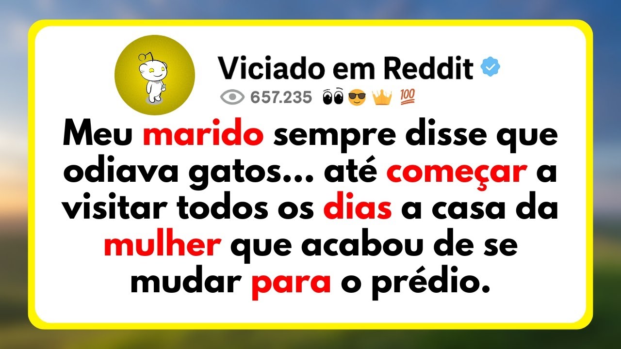 Meu Marido Sempre Disse Que Odiava Gatos... Até Começar A Visitar Todos Os Dias A Casa...