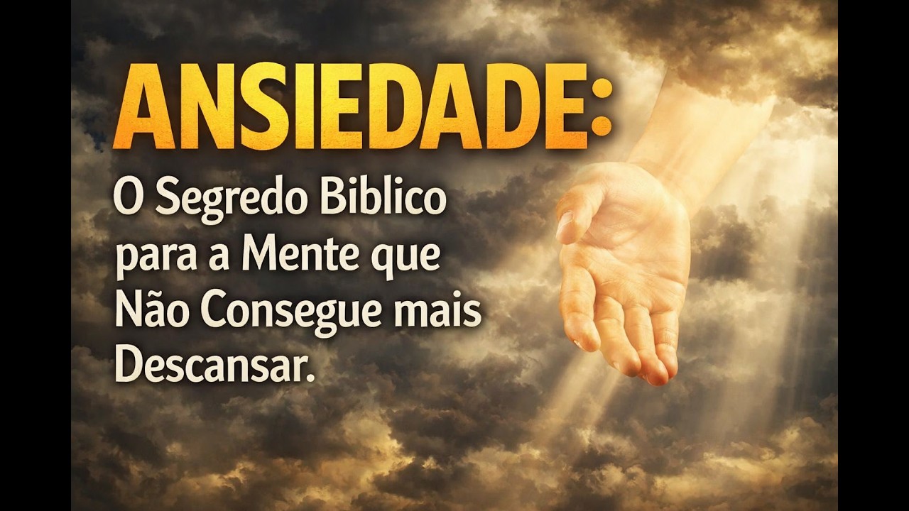 ANSIEDADE: O Segredo Bíblico Para A Mente Que Não Consegue Mais Descansar (1 Pedro 5:7)