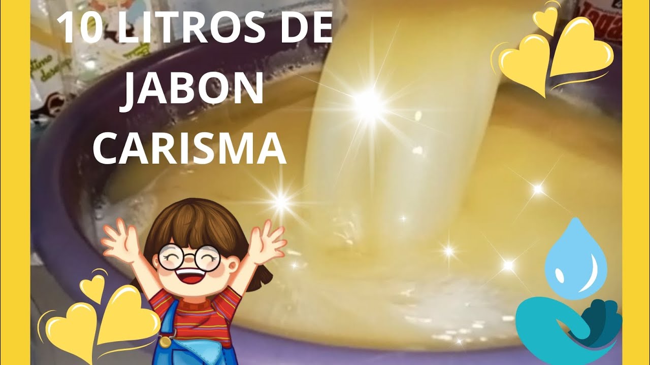 JABÓN CARISMA LIQUIDO CASERO 10 LITROS CON POCO DINERO 