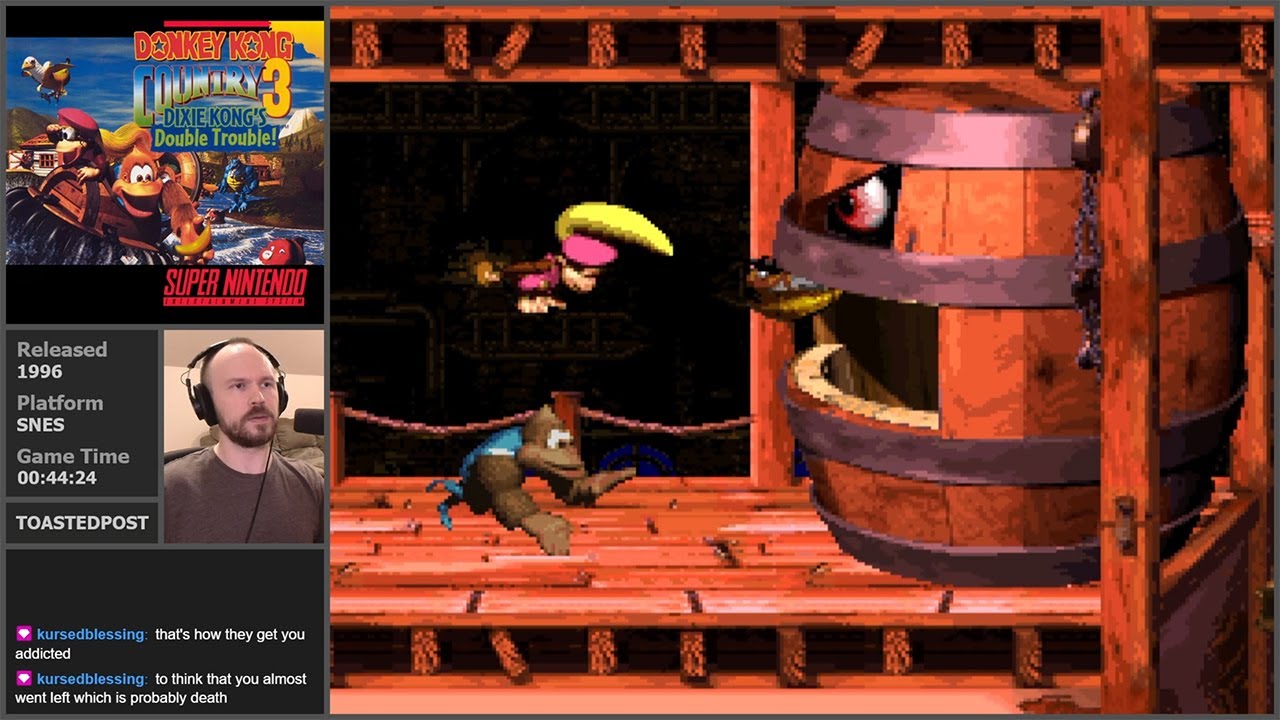 Donkey Kong Country 3 (SNES) (Playthrough: Part 1/2)