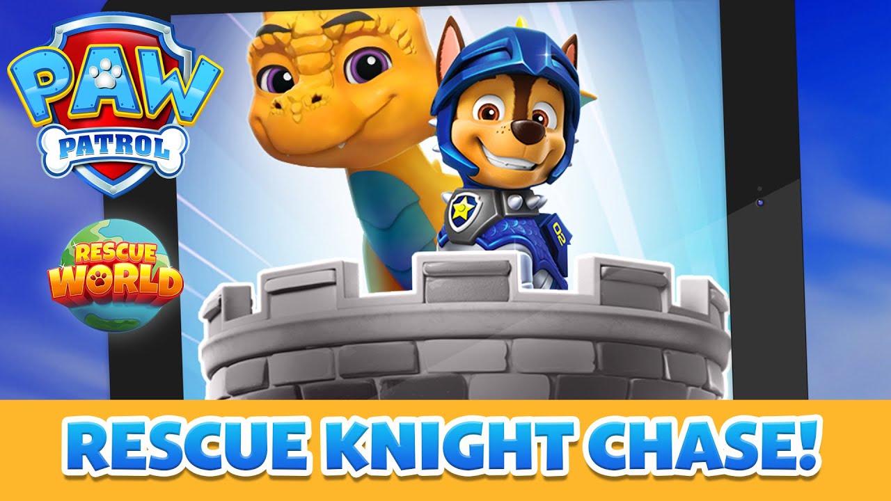 PAW Patrol Rescue World | Rescue Knight Chase & Draco | Mobile Game