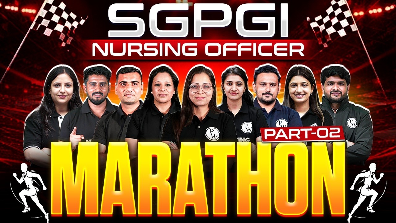 SGPGI Nursing Officer 2026 | SGPGI Nursing Officer Marathon class 2 | SGPGI Nursing Officer