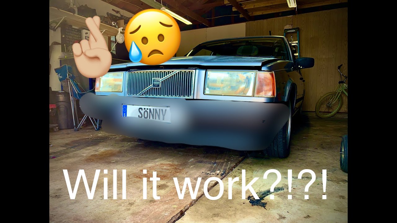 Volvo 740 bumper restoration!!