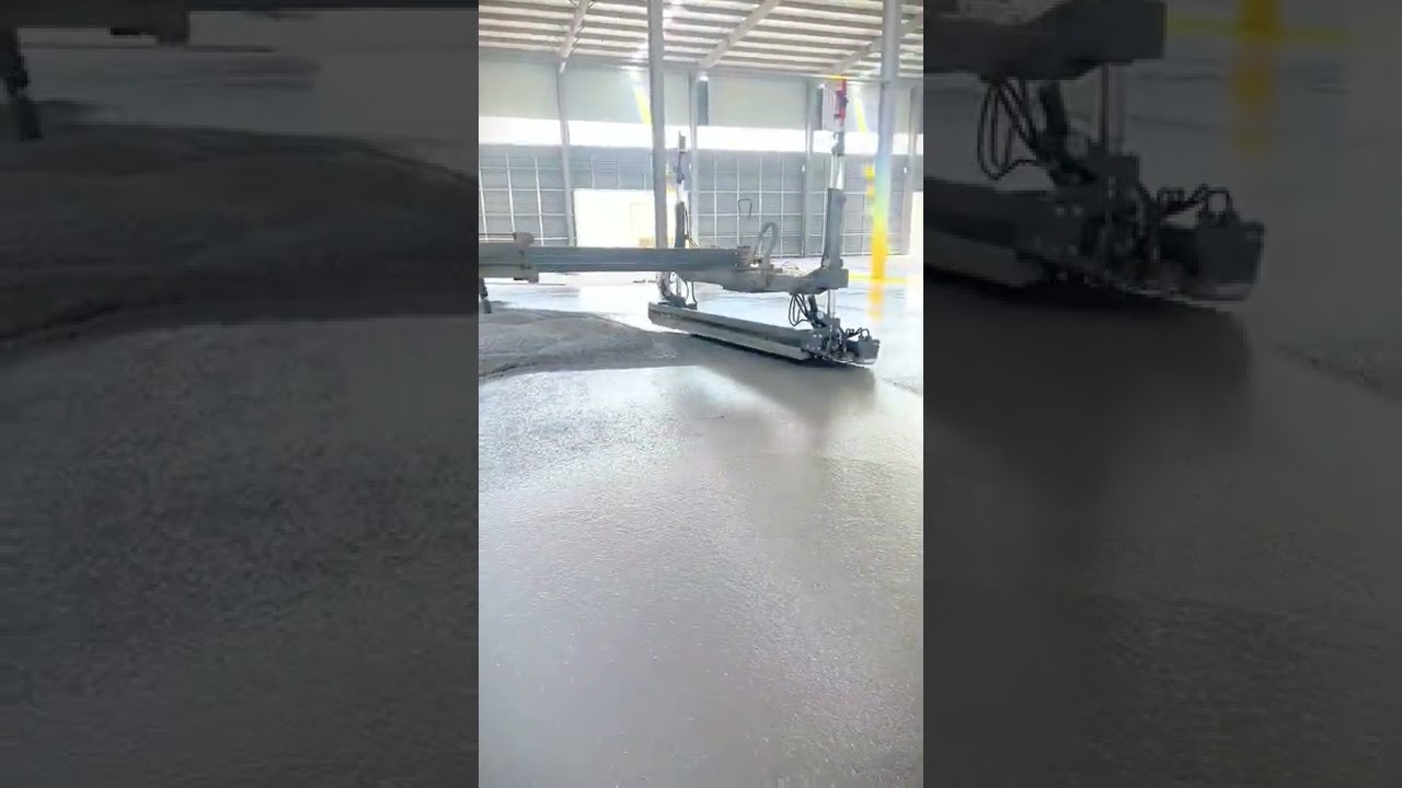 6.3 * 5m laser cement surface automatic leveling tool- Good tools and machinery make work easy