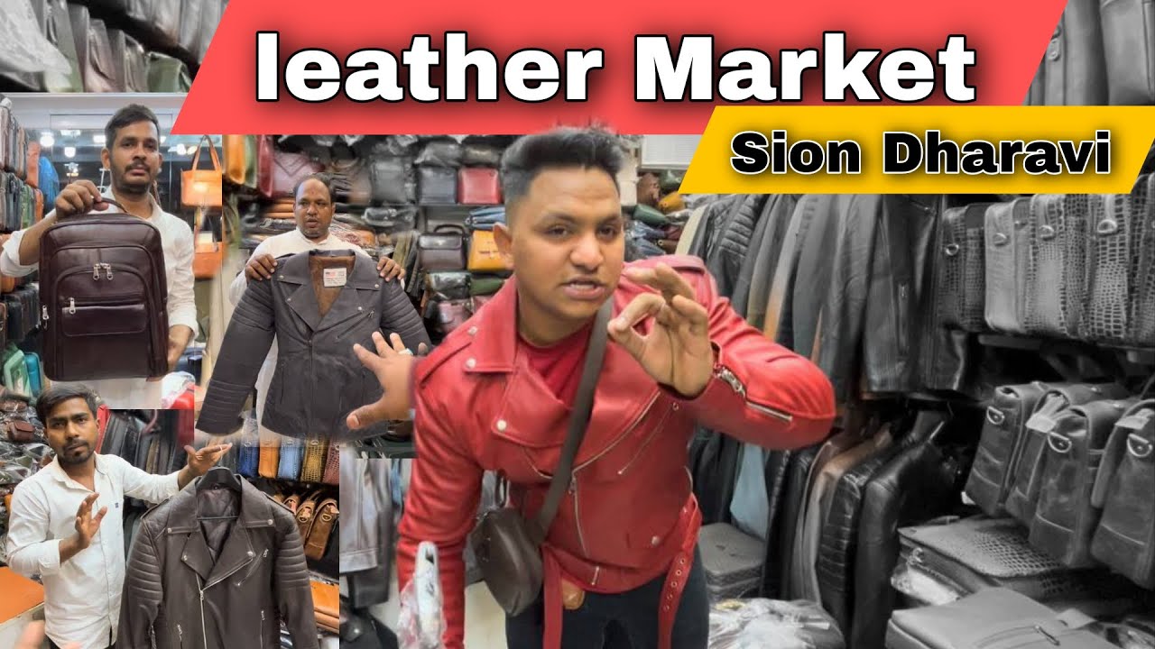 Dharavi Leather market Tour CHEAPEST But BEST Leather Market in ASIABeerBiceps market hidden