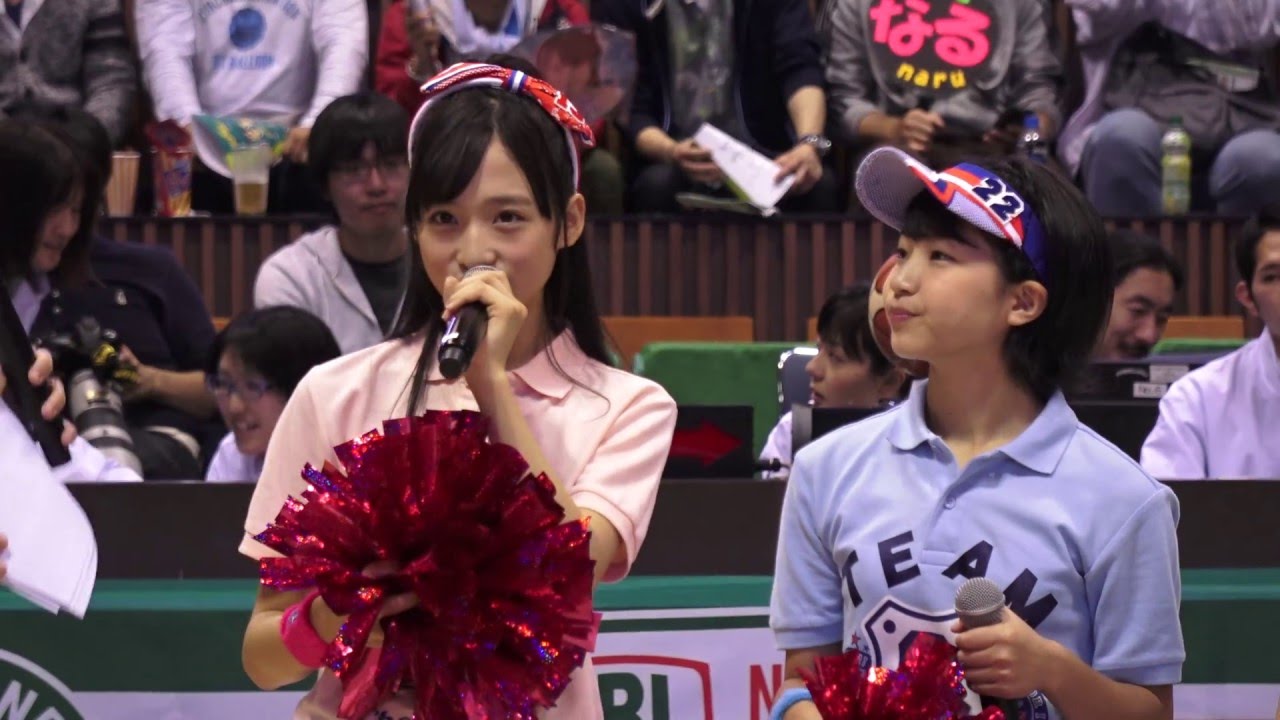 AKB48チーム8ミニライブ＠トヨタ自動車アルバルク東京 vs 千葉ジェッツ戦ハーフタイム（28.4.17）