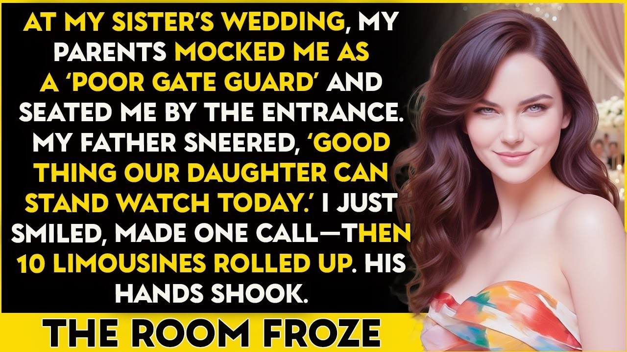 At My Sister’s Wedding, My Parents Put Me at the Gate as a Guard—Until 10 Limousines A
