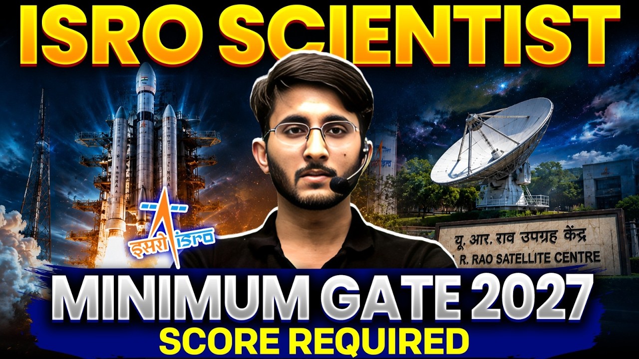 ISRO Scientist Through GATE | Minimum GATE Score Required for ISRO Scientist