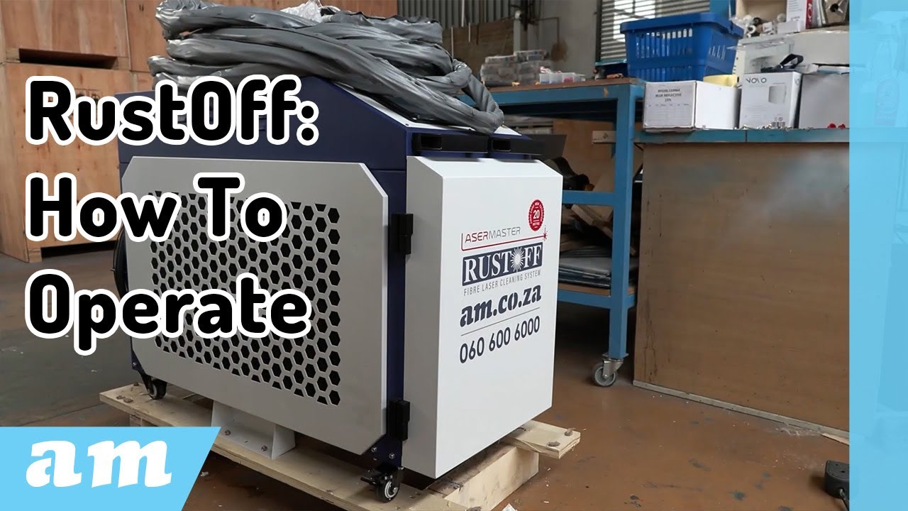 Operate LaserMaster RustOff with Wobble Pattern Selection and Lens Cleaning and Change