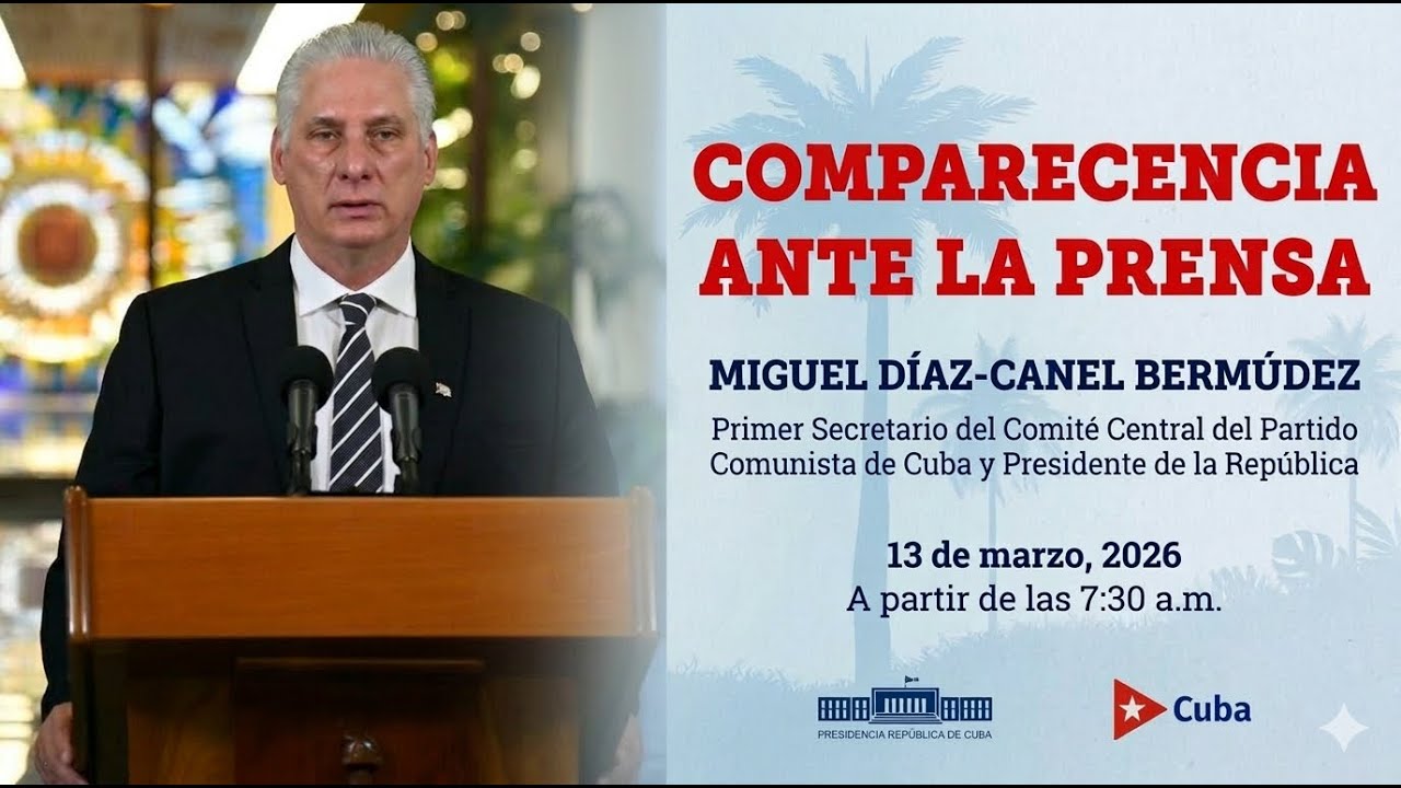Intervencion especial del presidente de Cuba Miguel Diaz Canel Bermudez
