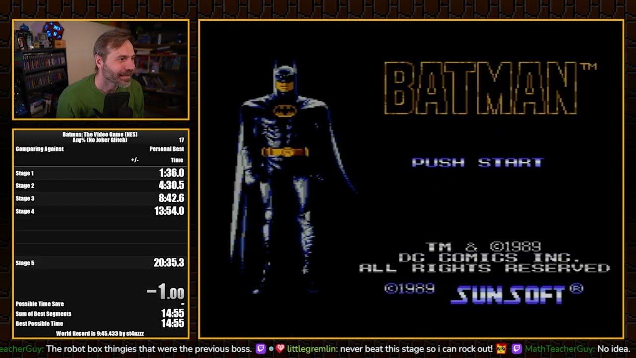 Batman in 15:30! Got to Start Somewhere! My First Submitted Batman Speedrun