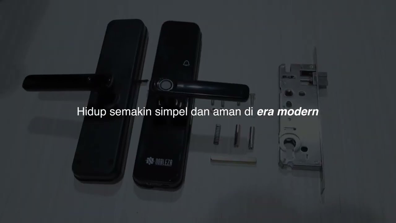 Pasang RIGEL PADA PINTU Tutorial Cara Mudah Pasang Rigel Smart Door Lock Nobleza Pada Pintu