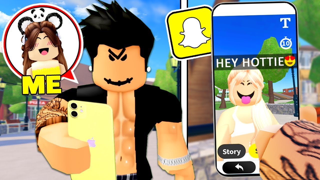 PRETENDING to be an ODER in Roblox SNAPCHAT..
