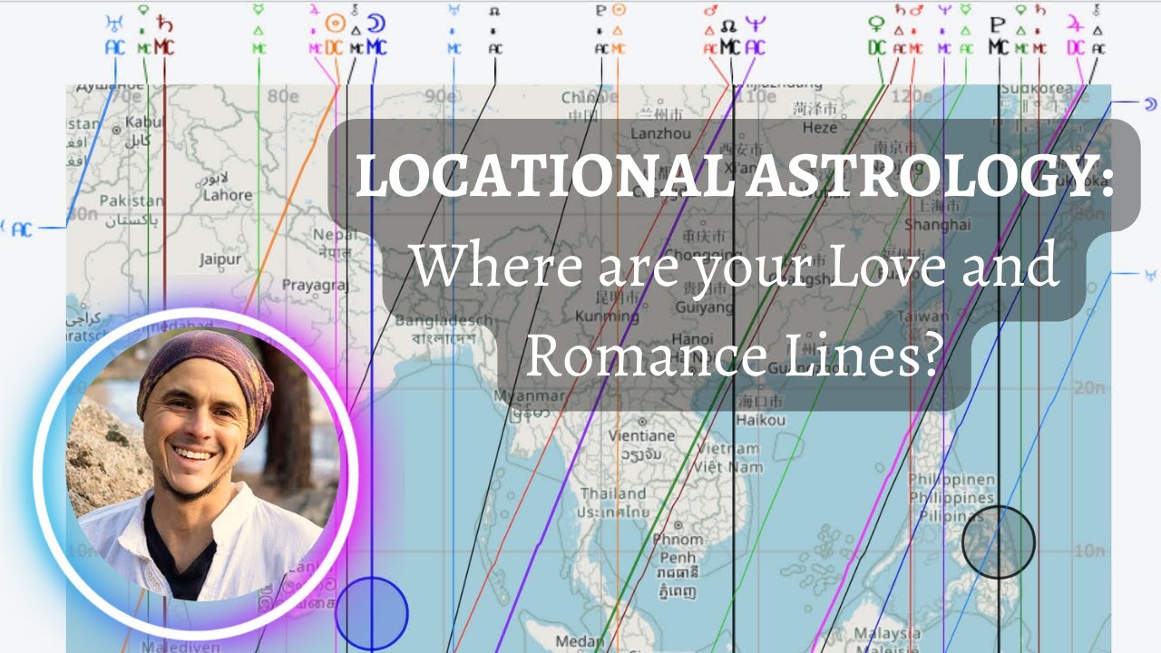 〈 AstroCartography For Relationships 〉 Love At The Right Latitude!