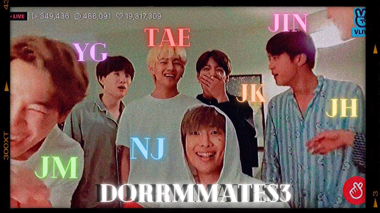Dormmates3; Namjoon and the rest of BTS