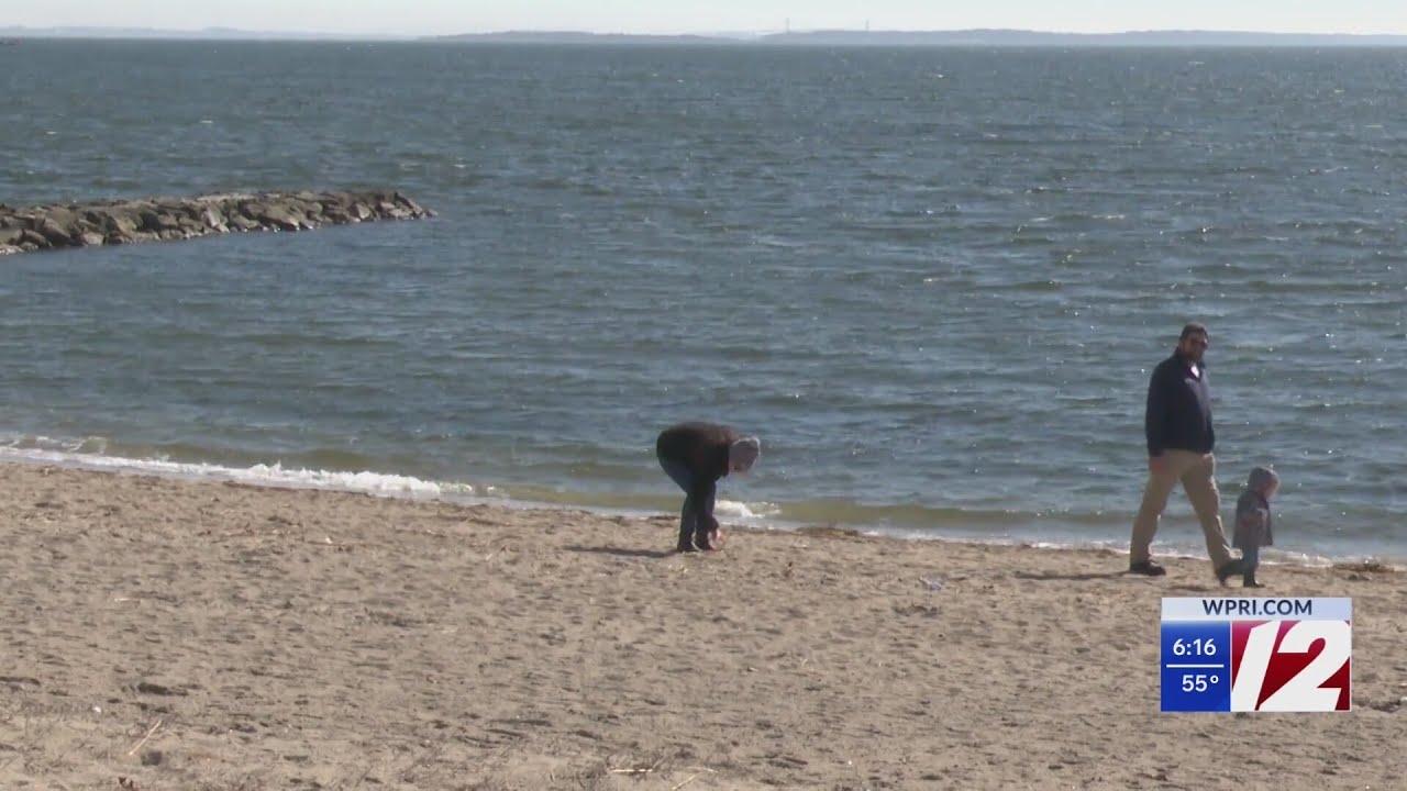 Rhode Islanders take advantage of the warm weather