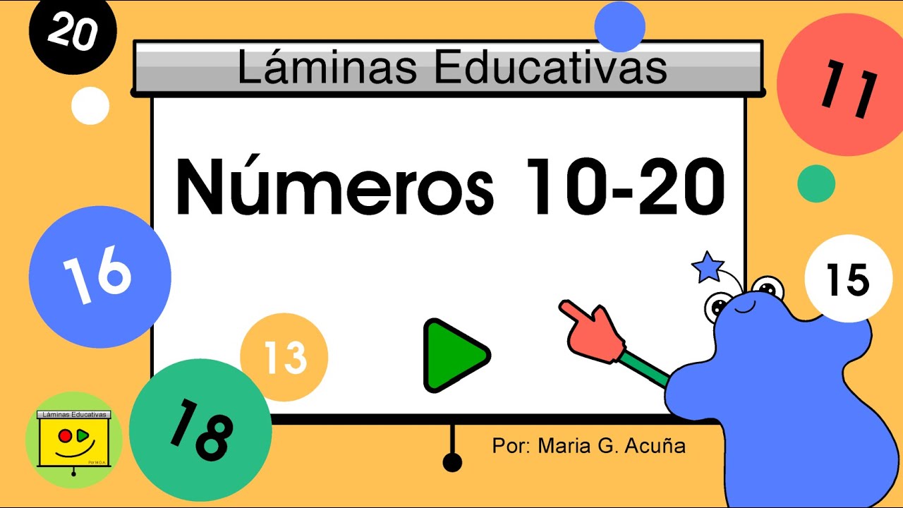 Números 10-20. Learn & Teach Numbers 10-20 in Spanish in a FUN way!