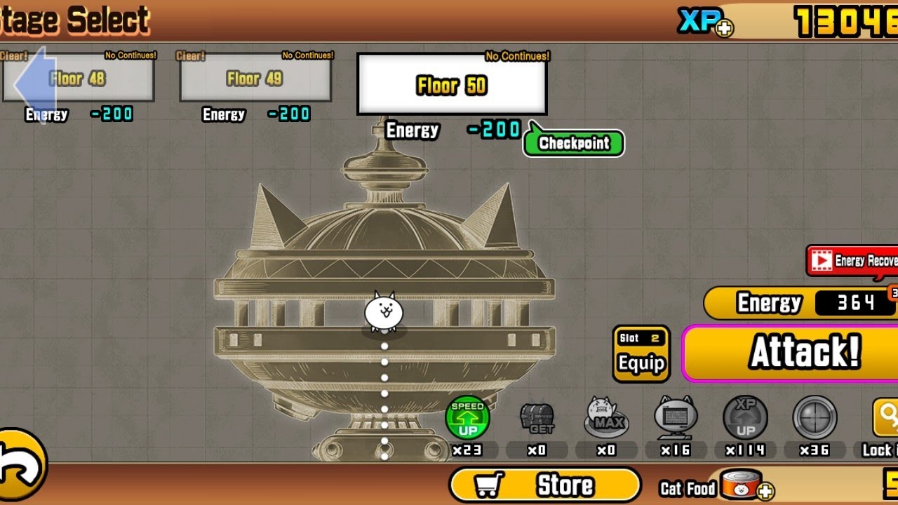 THE BATTLE CATS | PISO 50 TORRE INFERNAL(UBERS)