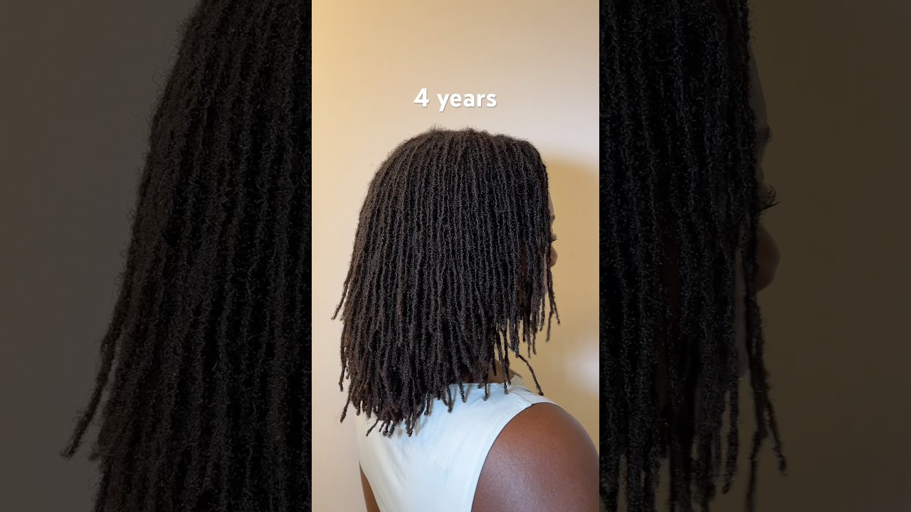 1 year LOCD to 4 years LOCD TRANSFORMATION #locjourney #microlocs #locs