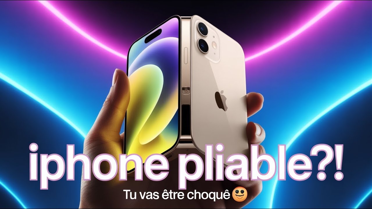 Découvre le nouvel iPhone pliable !