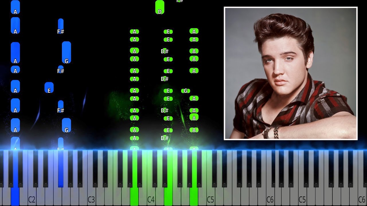 Elvis Presley - Blue Suede Shoes Piano Tutorial